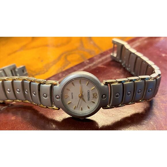 VTG Women's 32mm Orkina Two Tone Quartz Watch - Picture 2 of 3